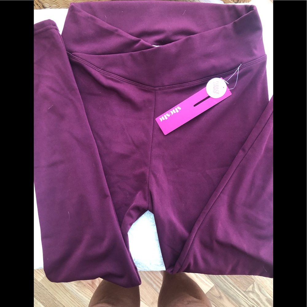 Junior size L leggings Shosho NWT fleece lined